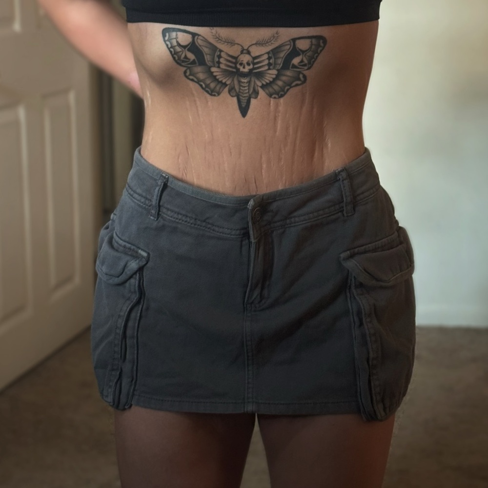 Garage Charcoal Skirt